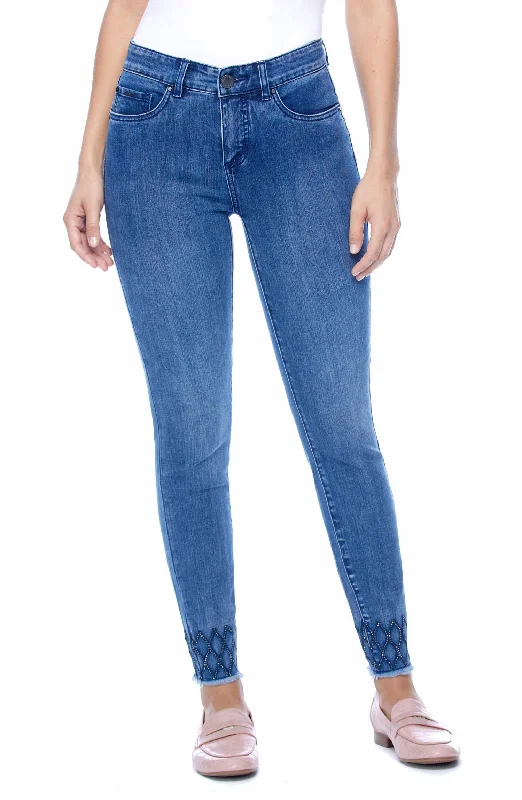 Christina Ankle Jean In Dark Denim