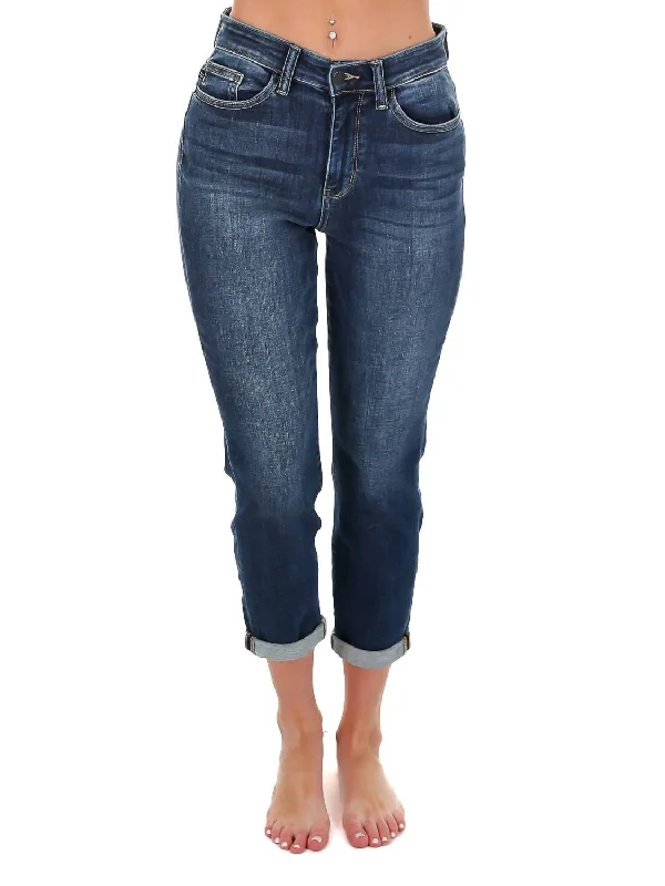 Women's Where You Are High Rise Cuffed Jeans In Dark