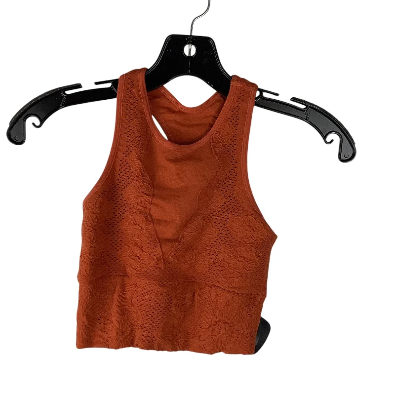 Top Sleeveless By Free People In Orange, Size: Xs