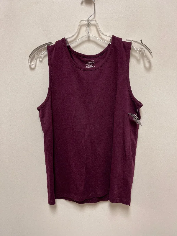 Top Sleeveless By L.l. Bean In Purple, Size: M