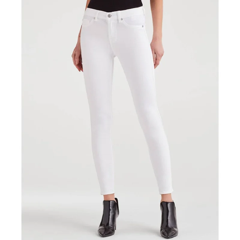 Mid Rise Ankle Skinny Jean In Clean White