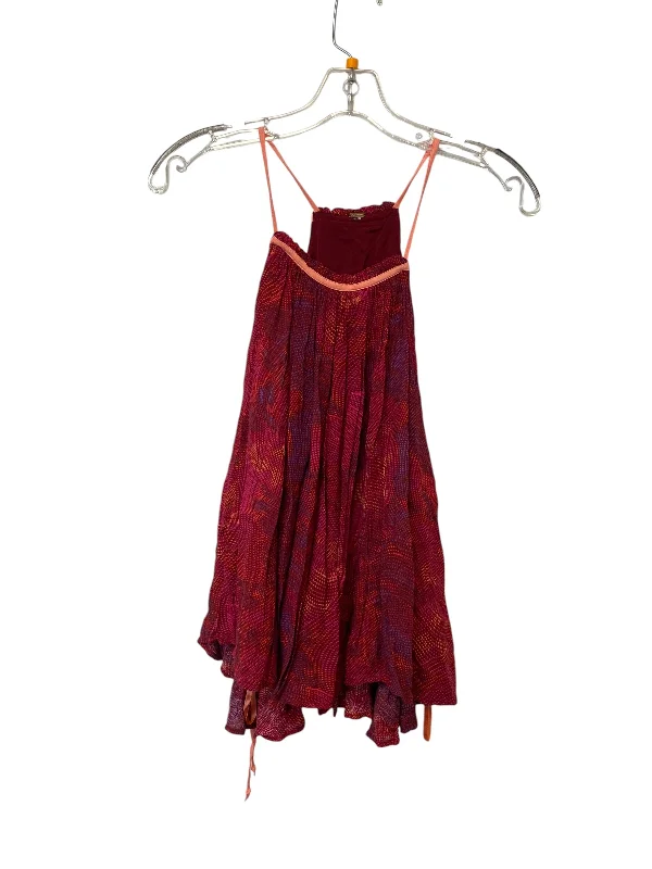 Top Sleeveless By Free People In Red, Size: S