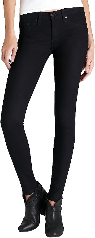 Slim Fit 5-Pocket Style Leggings Jeans In Midnight Navy