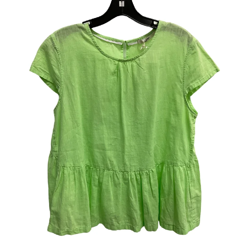 Top Sleeveless By Esprit In Green, Size: L