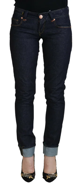 Acht  Cotton Low Waist Slim Fit Women Casual Women's Jeans