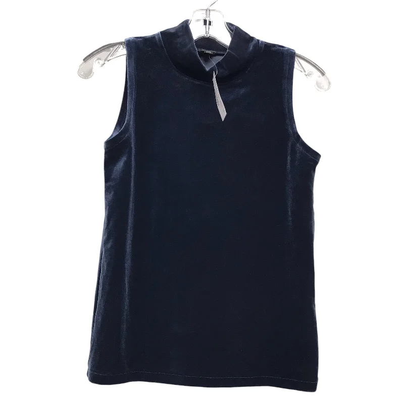 Top Sleeveless By J. Crew In Blue, Size:Xxs