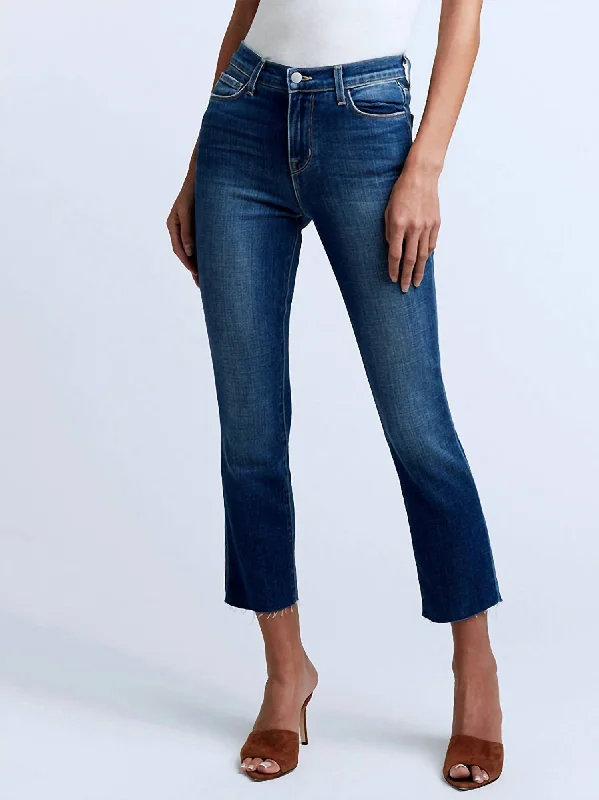 Sada High-Rise Cropped Jean In Sequoia