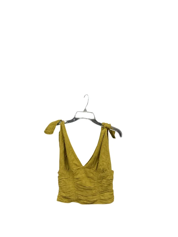 Top Sleeveless By Free People In Green, Size: S