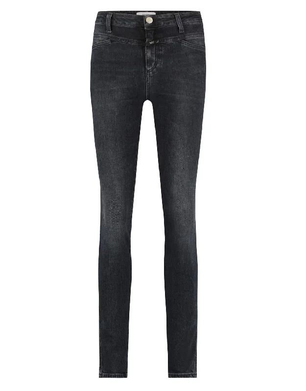 Skinny Pusher Jeans In Dark Grey