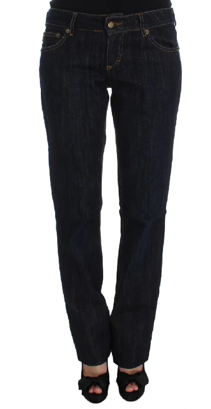 Cavalli  Cotton Straight Fit Stretch Women's Jeans