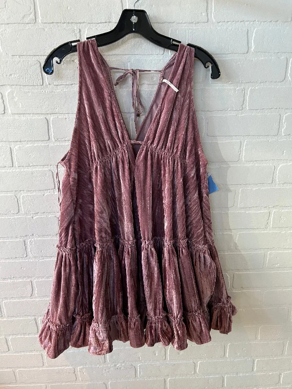 Tunic Sleeveless By Free People In Pink, Size: Xs