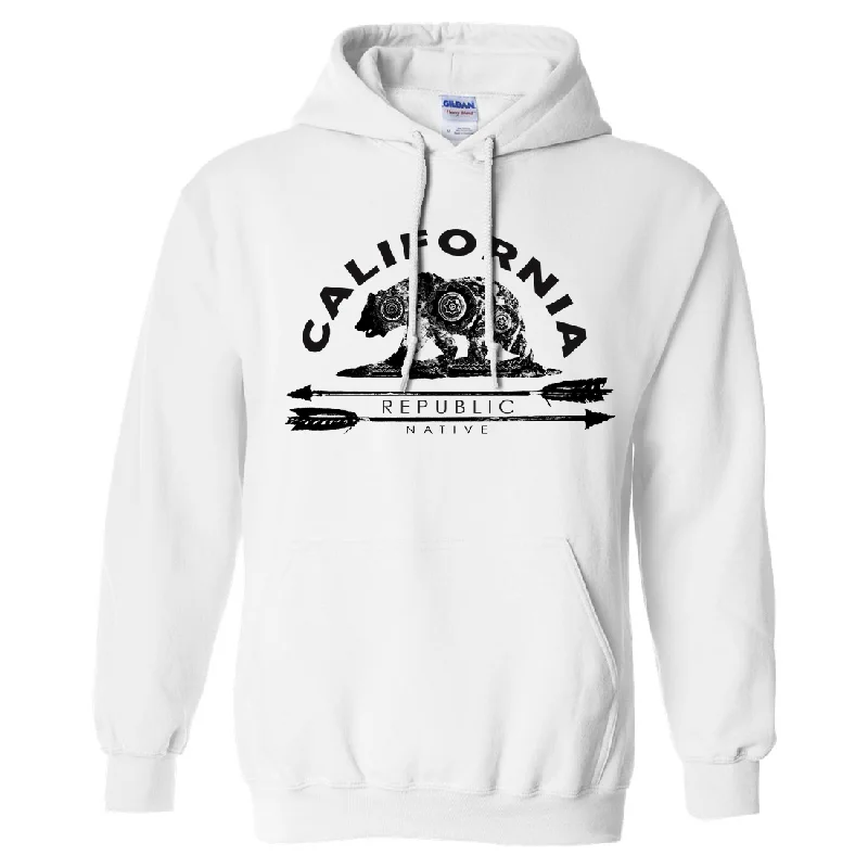 California Arrow Bear Sweatshirt Hoodie