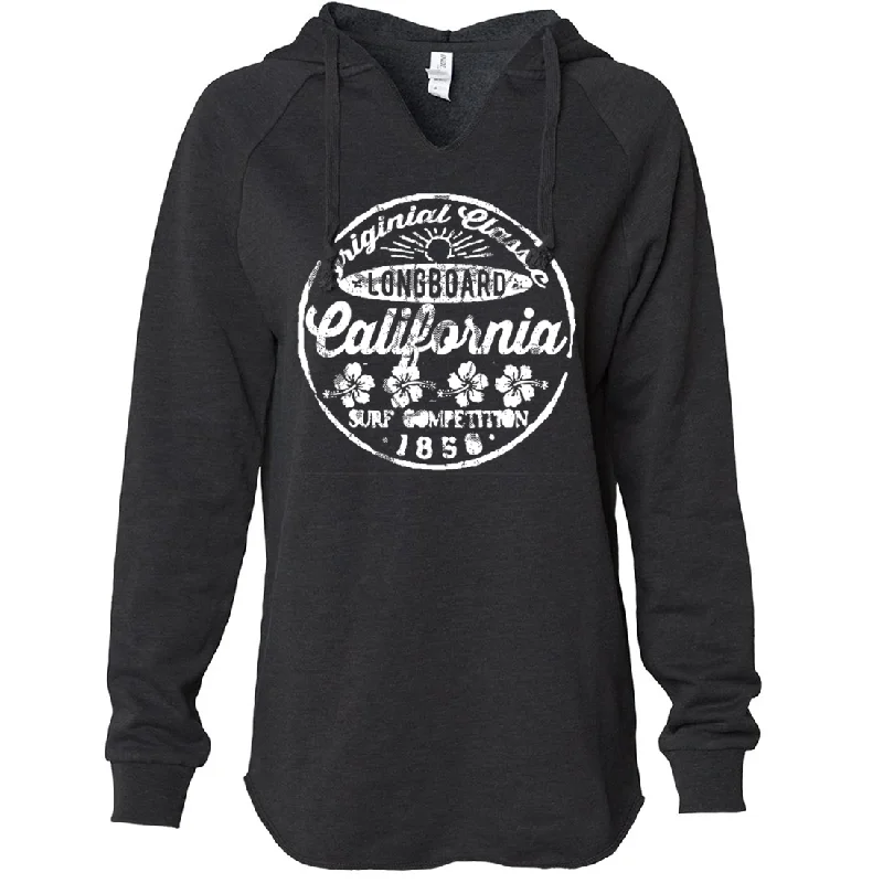 California Classic Surf Competition Women's Soft Hooded Pullover