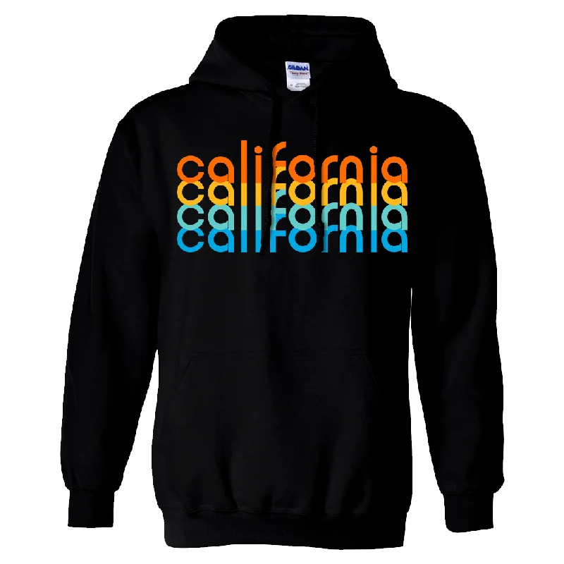 California Rainbow Stack Sweatshirt Hoodie