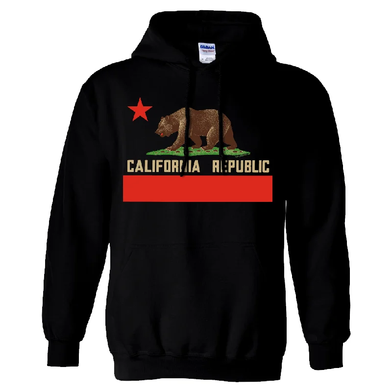 Don Pimentel California Republic Bear Flag Sweatshirt Hoodie