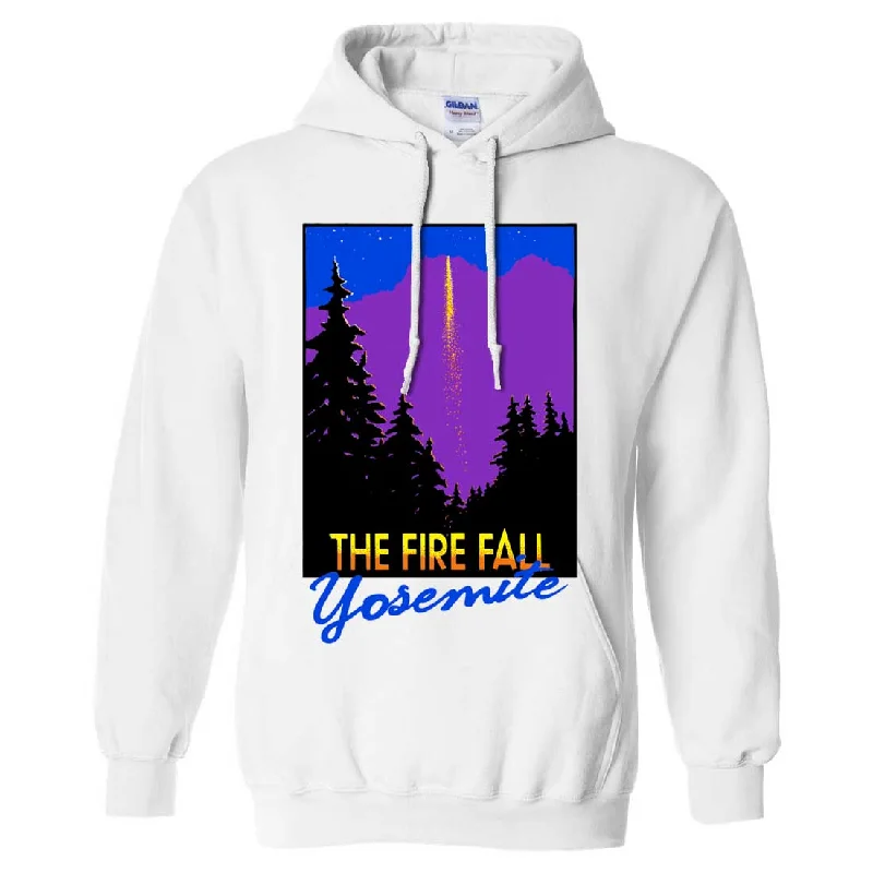 Fire Fall Yosemite California Sweatshirt Hoodie