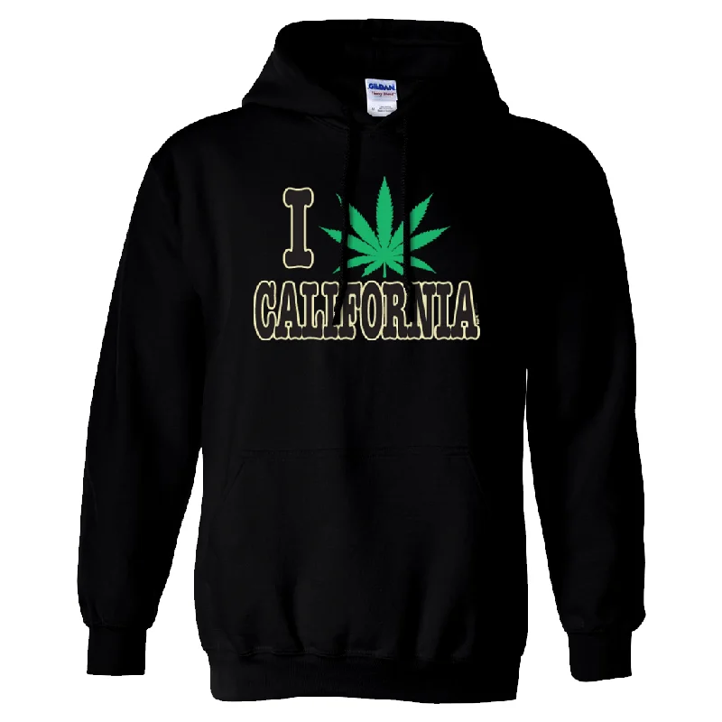 I Love Pot California Sweatshirt Hoodie