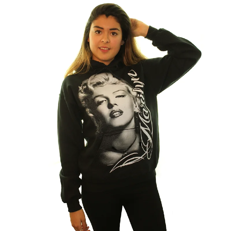 Marilyn Monroe Portrait Signature Unisex Sweatshirt Hoodie