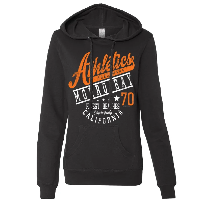 Morro Bay Athletics Ladies Lightweight Fitted Hoodie