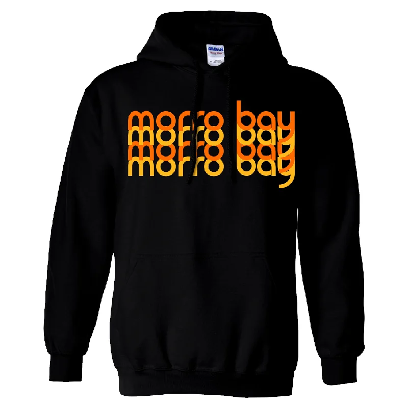 Morro Bay Sunset Stack Sweatshirt Hoodie