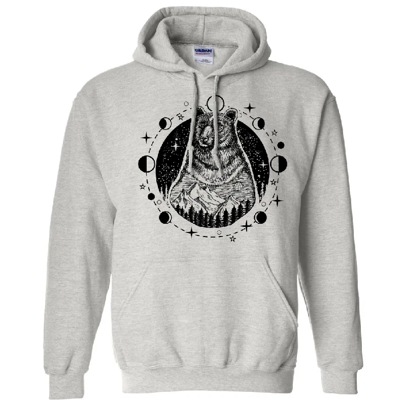 Psychic Moon Forest Grizzly Sweatshirt Hoodie