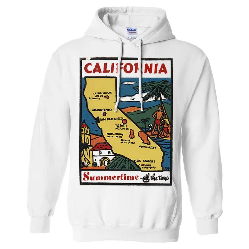 Vintage State Sticker California Sweatshirt Hoodie