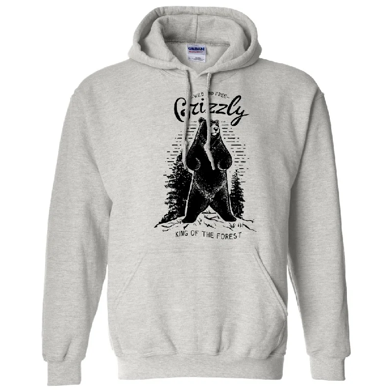 Wild And Free Grizzly Sweatshirt Hoodie