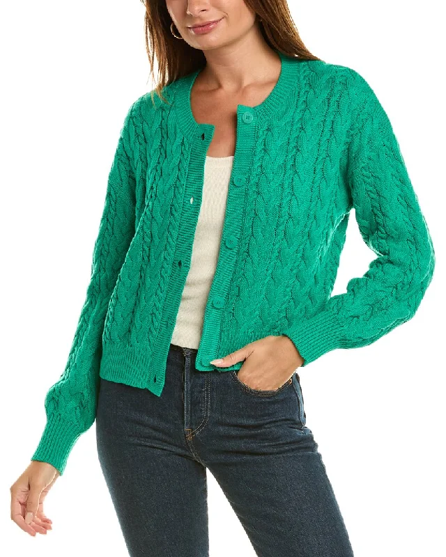 525 America Brooke Cable Cardigan