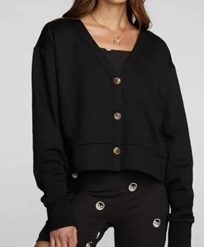 Bridge Cardigan In Black