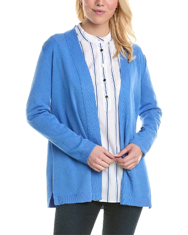 Jones New York Malibu Yarn Open Front Cardigan