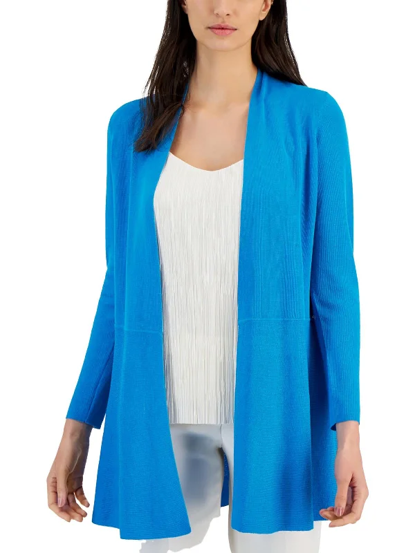 Monterey Womens Ribbed Work Wear Cardigan Sweater