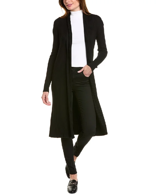 T Tahari Shawl Collar Rib Cardigan