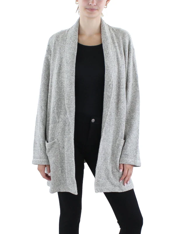 Womens Collar Organic Cotton Cardigan Sweater