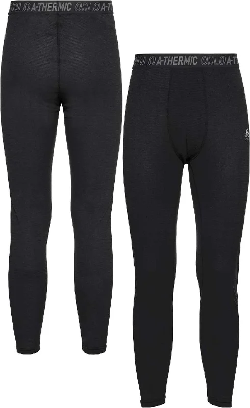 ODLO Men's A-Thermic Base Layer Leggings{O-188212}