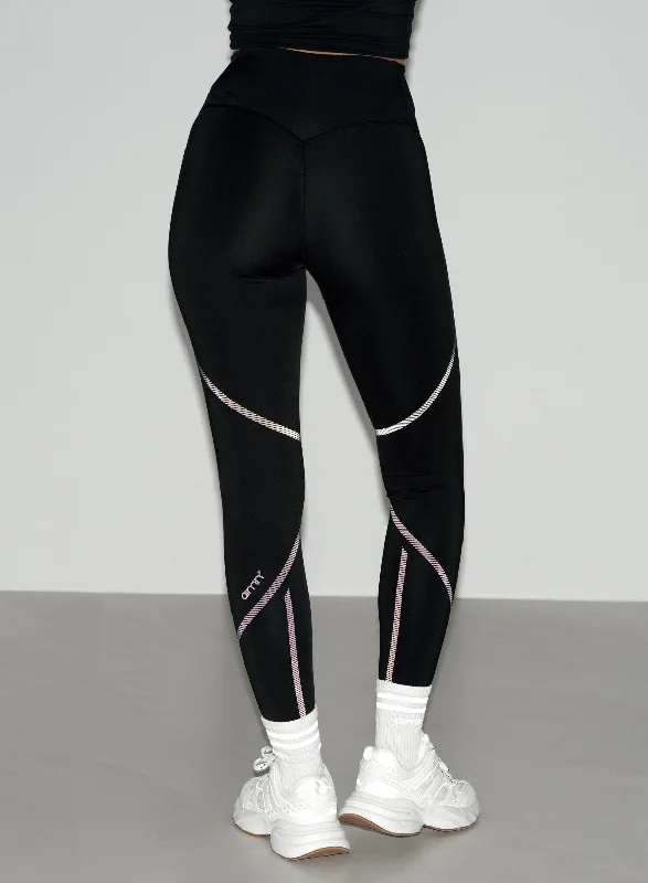 Black Reflective Warming Tights