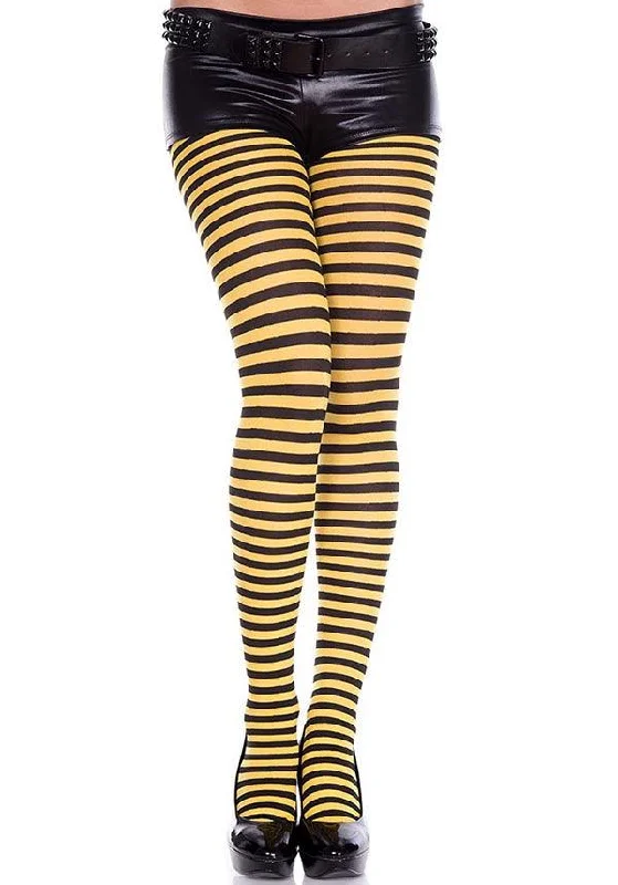 Striped [Black/Yellow] | TIGHTS