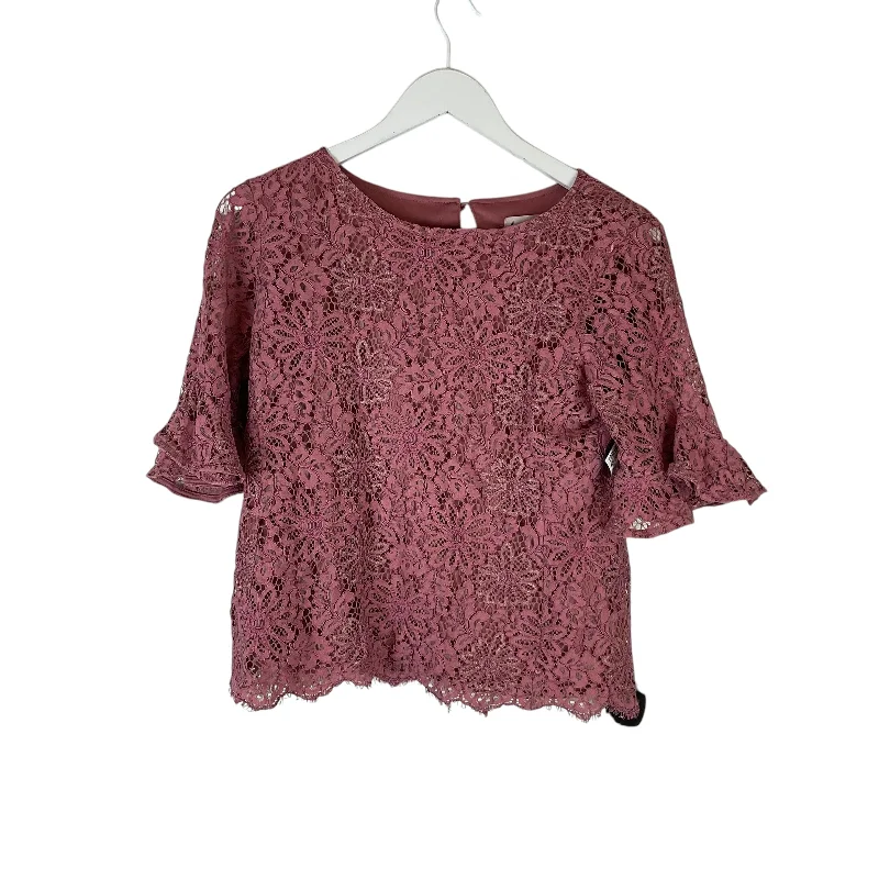 Top 3/4 Sleeve By Nanette By Nanette Lepore In Pink, Size: S