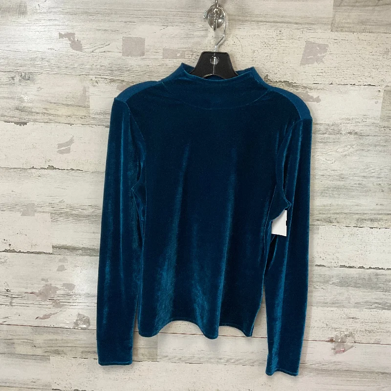 Top Long Sleeve By Bar Iii In Blue, Size: S