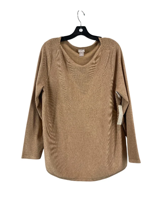 Top Long Sleeve By Chicos In Brown, Size: 2