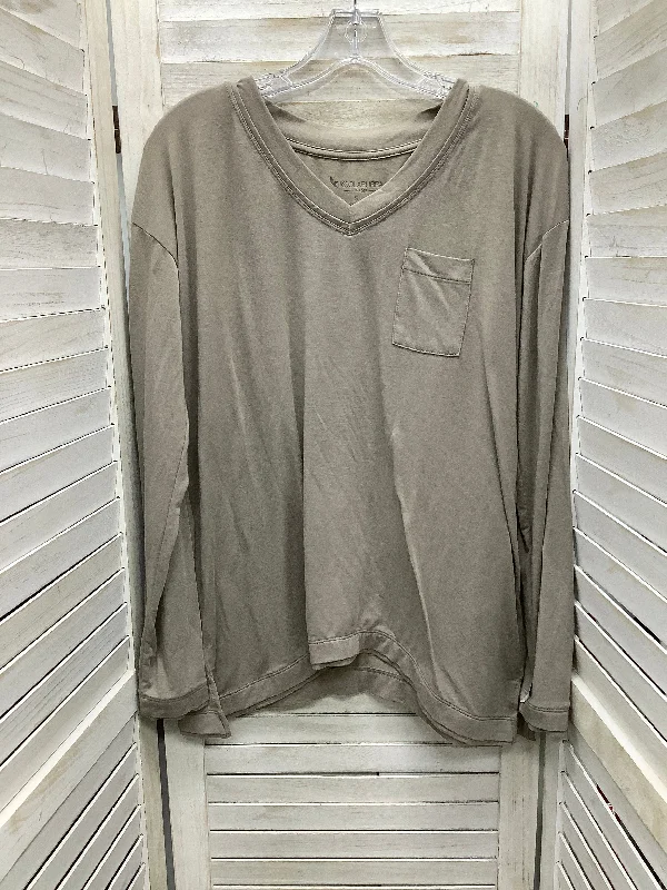 Top Long Sleeve By Koolaburra By Ugg In Tan, Size: S