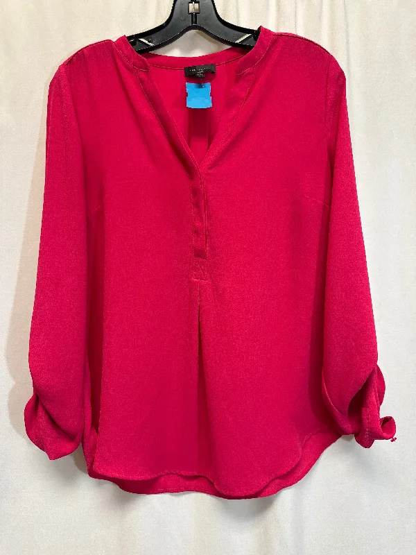 Top Long Sleeve By Limited In Pink, Size: M