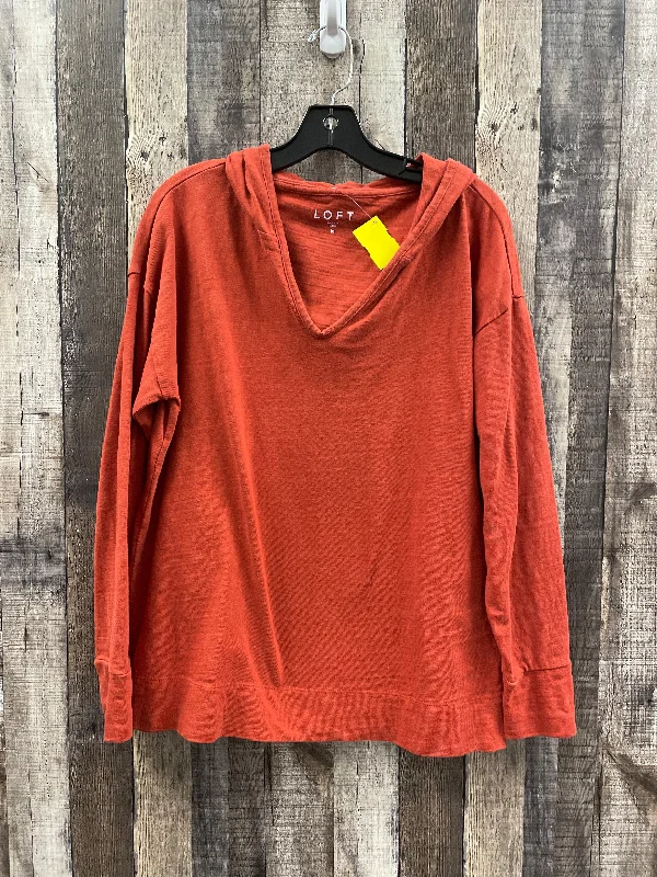 Top Long Sleeve By Loft In Orange, Size: M