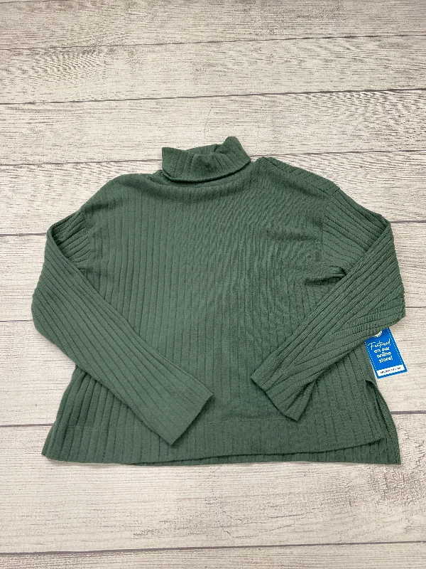 Top Long Sleeve By Madewell In Green, Size: M