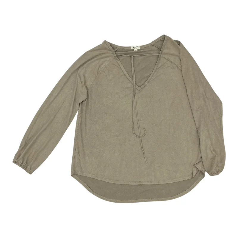 Top Ls By Dylan In Brown, Size:Xs