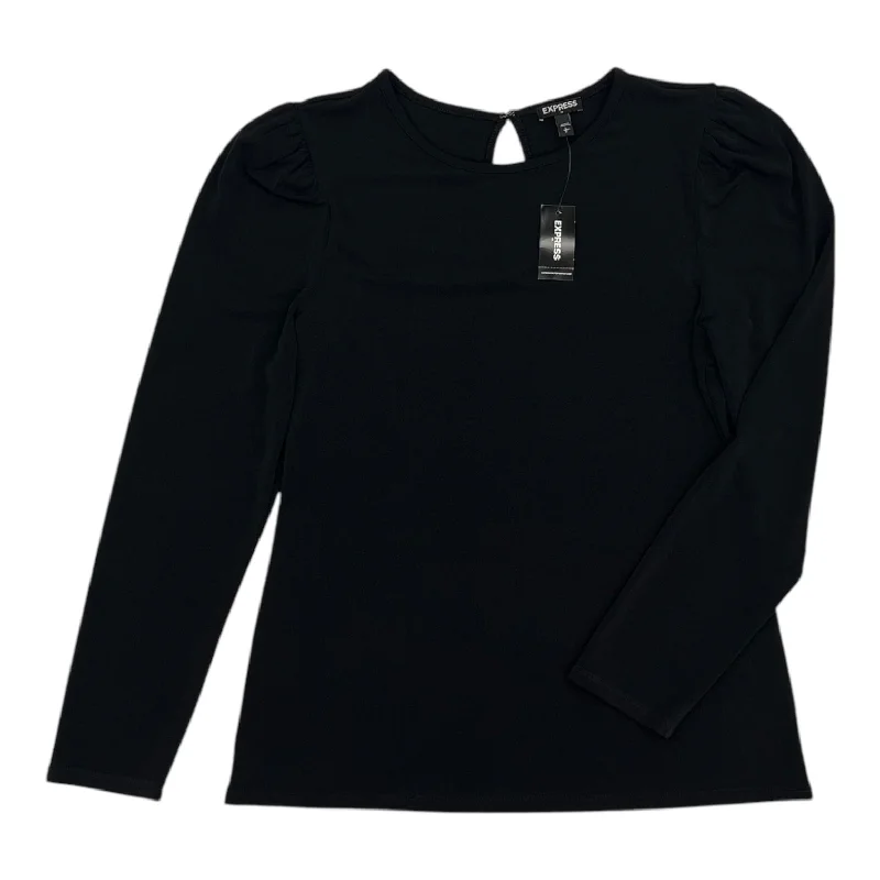 Top Ls By Express In Black, Size:L