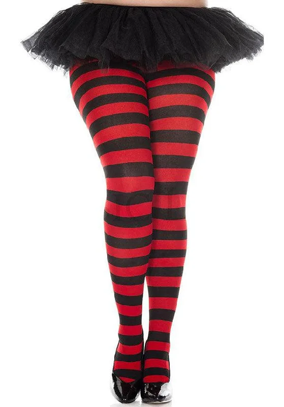 Striped [Black/Red] | TIGHTS