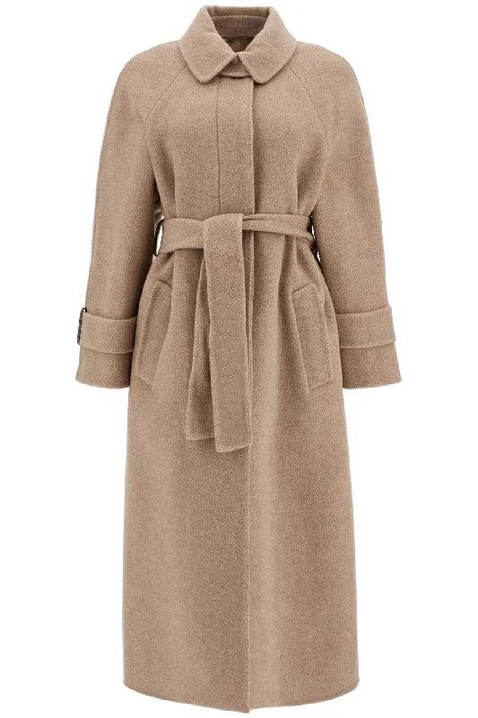 Brunello Cucinelli Women's Wool And Cashmere Coat With Belt