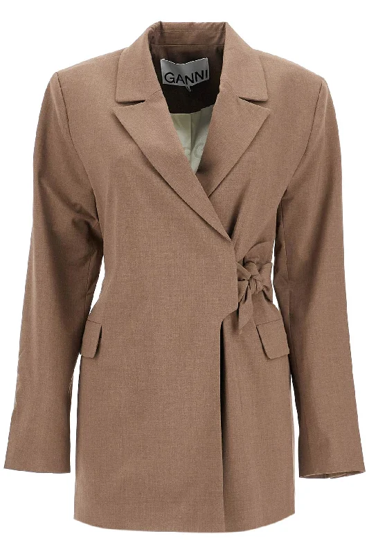 Ganni Women's Double-Breasted Blazer With