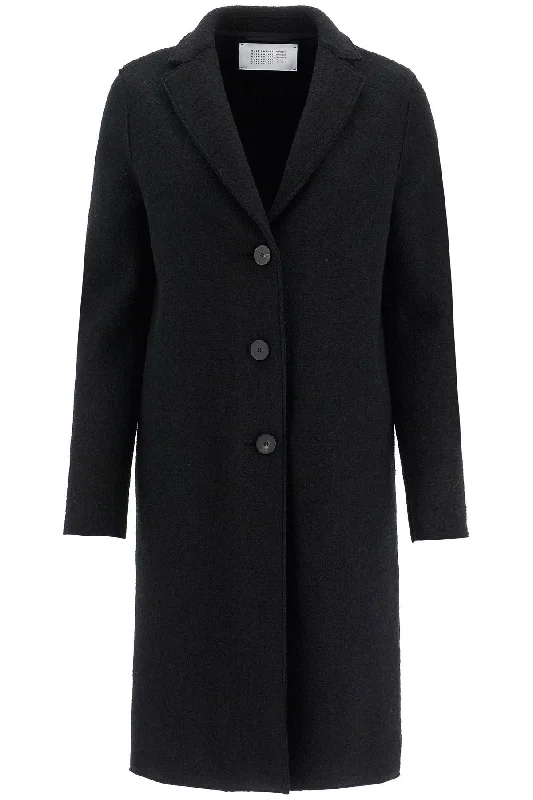 Harris Wharf London Women's Single-Breasted Wool Coat In Boiled