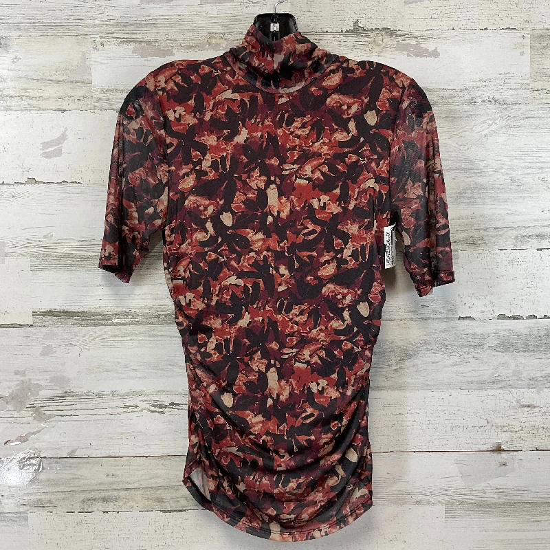 Top Short Sleeve By Cable And Gauge In Black, Size: S